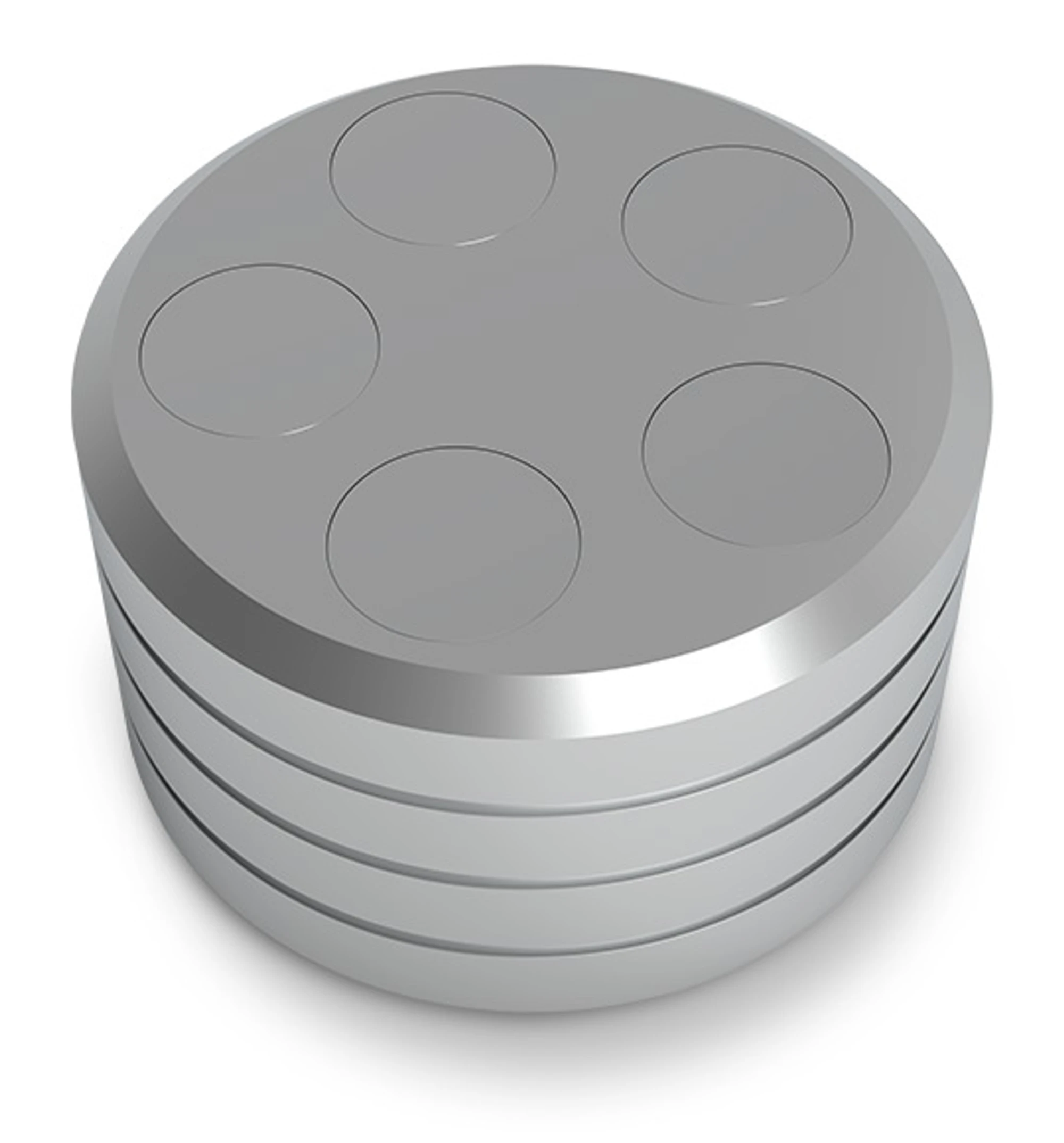 Acoustic Signature Load-S Record Clamp Zilver Chrome