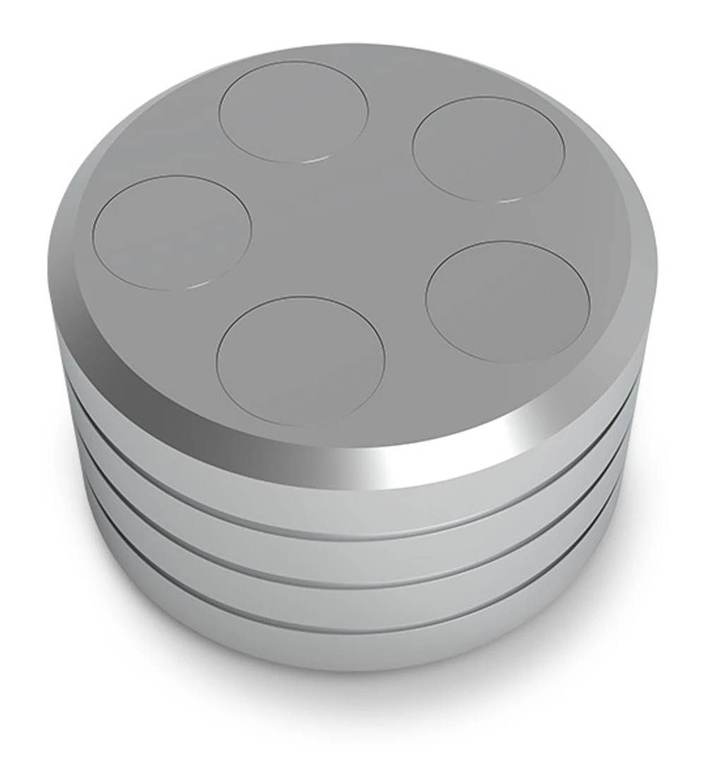 Acoustic Signature Load-S Record Clamp Silver Chrome