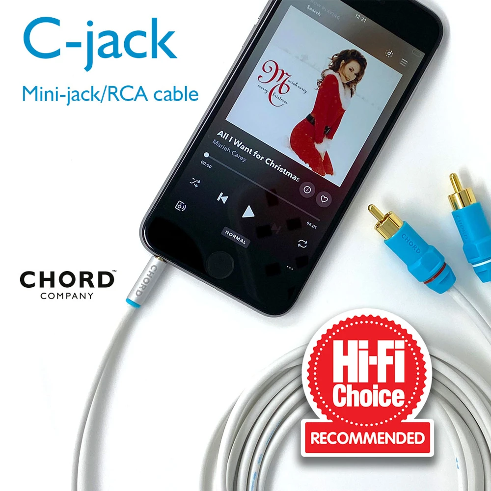 Chord C-jack analogue mini-jack / RCA cable