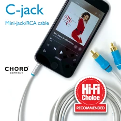 Chord C-jack analogue mini-jack / RCA cable