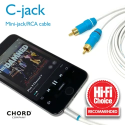 Chord C-jack analogue mini-jack / RCA cable