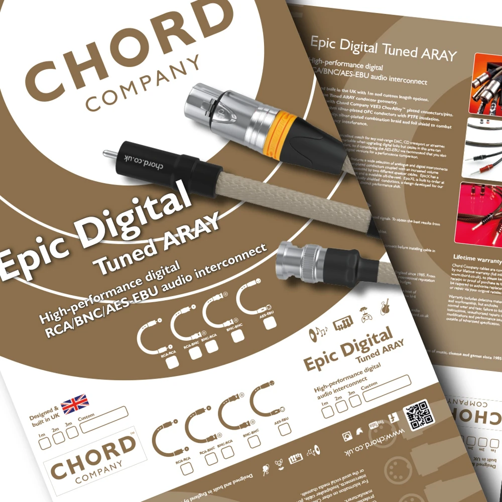 Chord Epic ARAY digital AES/EBU XLR cable