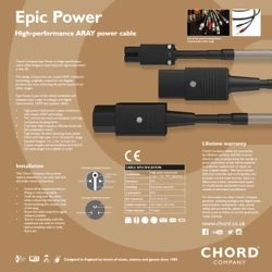 Chord Epic power cable