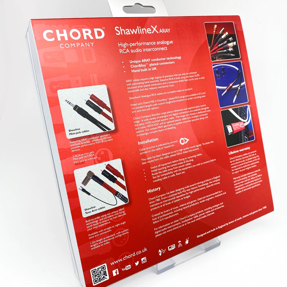 Chord ShawlineX ARAY analogue RCA cable