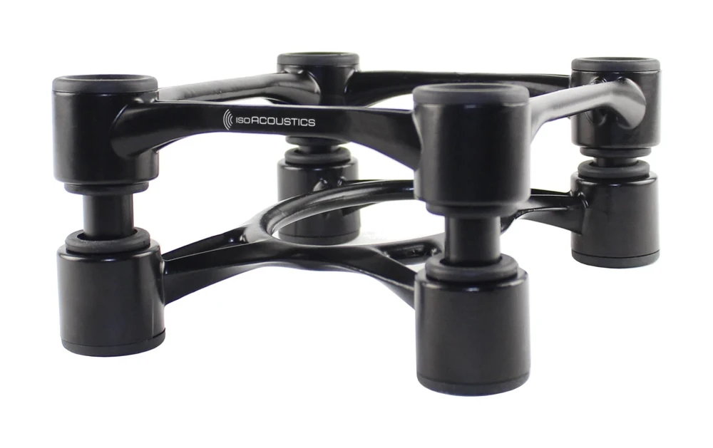 IsoAcoustics Aperta100 Speaker Isolation Stands Black
