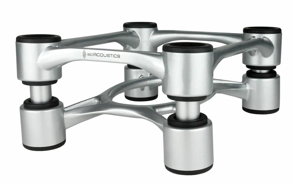 IsoAcoustics Aperta100 Speaker Isolation Stands Silver