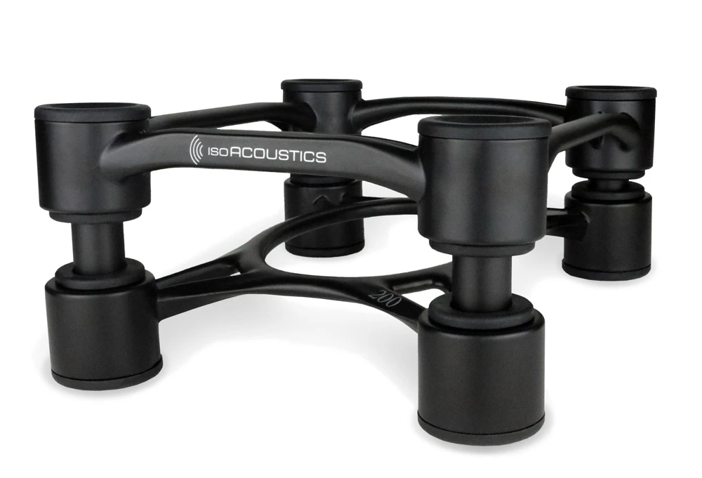 IsoAcoustics Aperta200 Speaker Isolation Stands Black