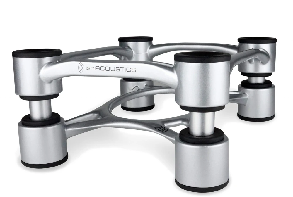 IsoAcoustics Aperta200 Speaker Isolation Stands Silver