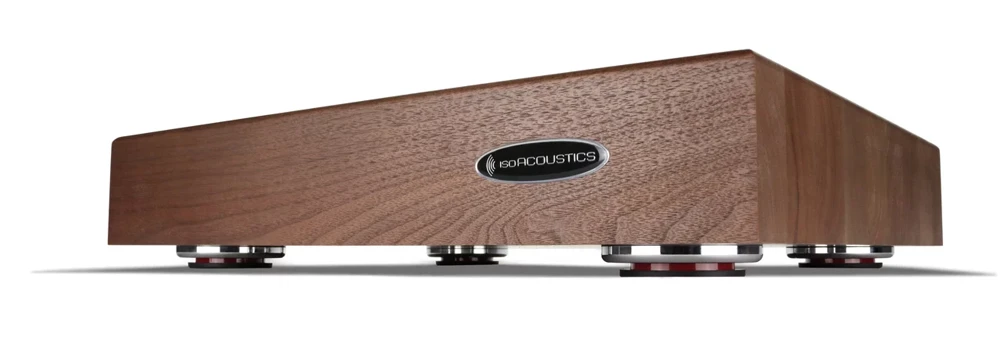 IsoAcoustics DELOS 1815W2 Walnut Isolation Platform