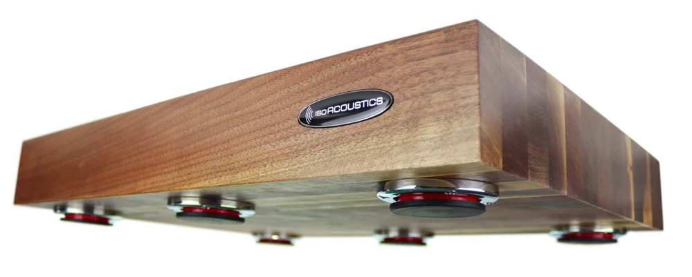 IsoAcoustics DELOS 2216W2 Walnut Isolation Platform