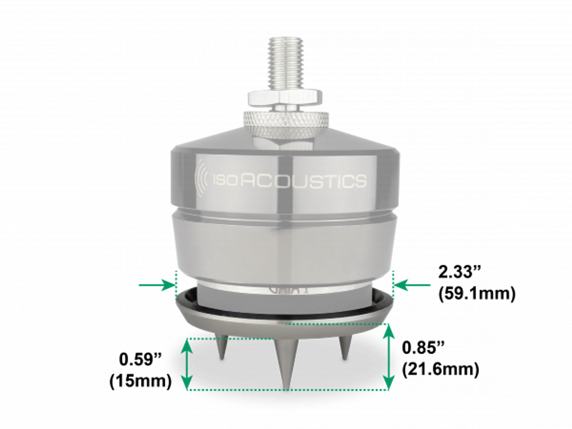 IsoAcoustics GAIA I Carpet Disks