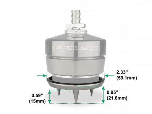 IsoAcoustics GAIA I Carpet Disks