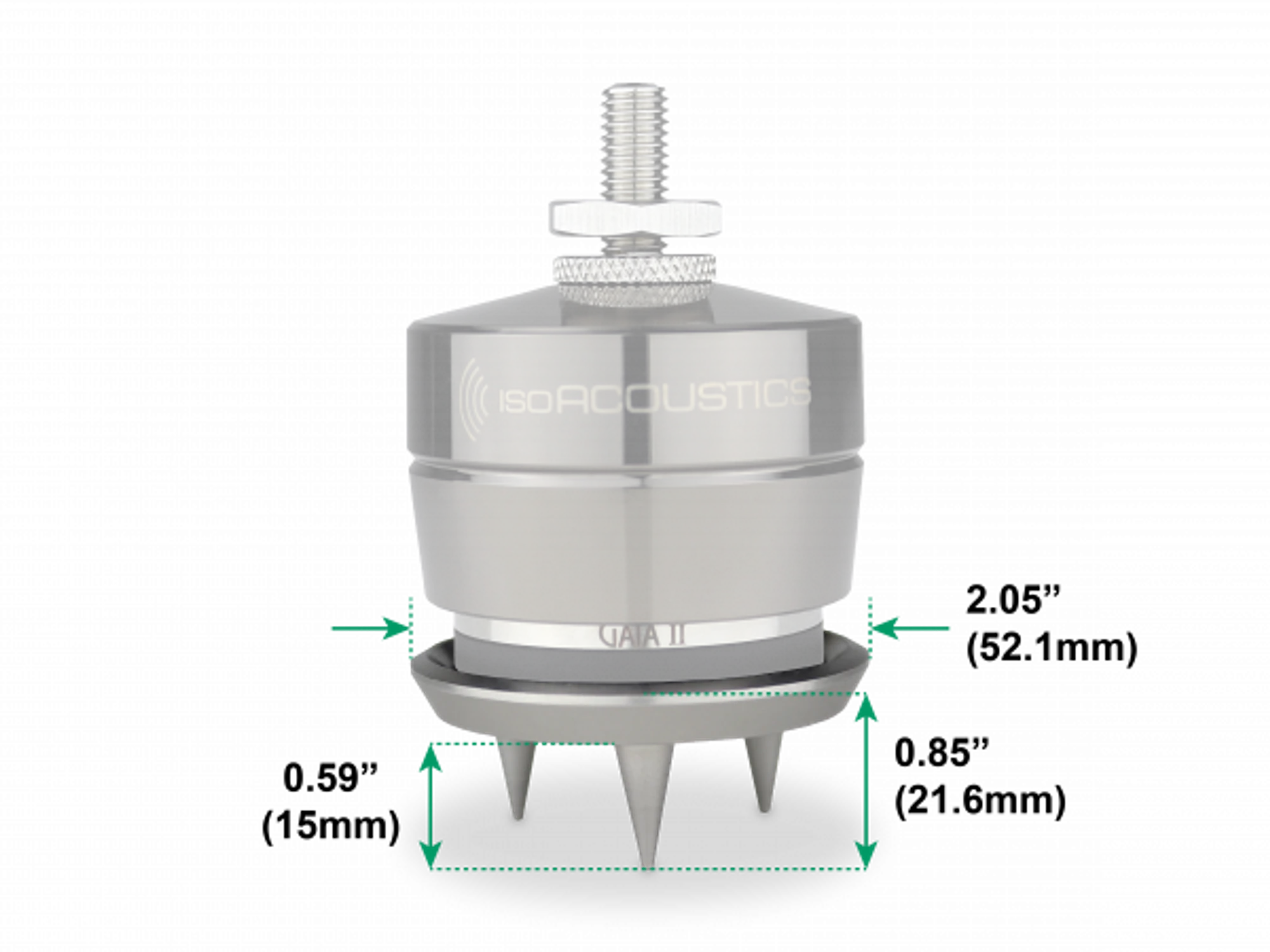 IsoAcoustics GAIA II Carpet Disks
