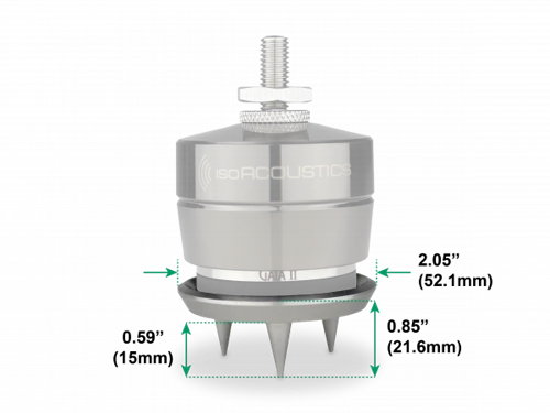 IsoAcoustics GAIA II Carpet Disks