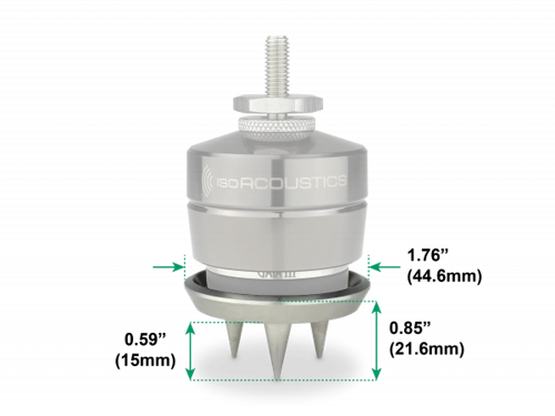 IsoAcoustics GAIA III Carpet Disks