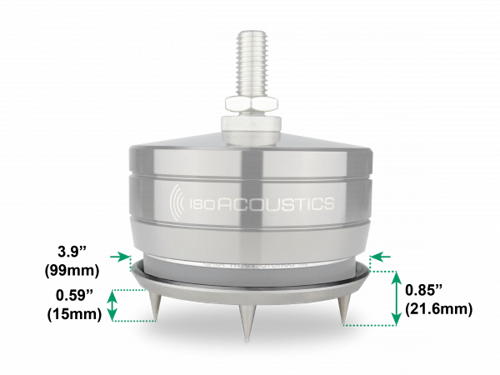 IsoAcoustics GAIA-TITAN Cronos Carpet Disks