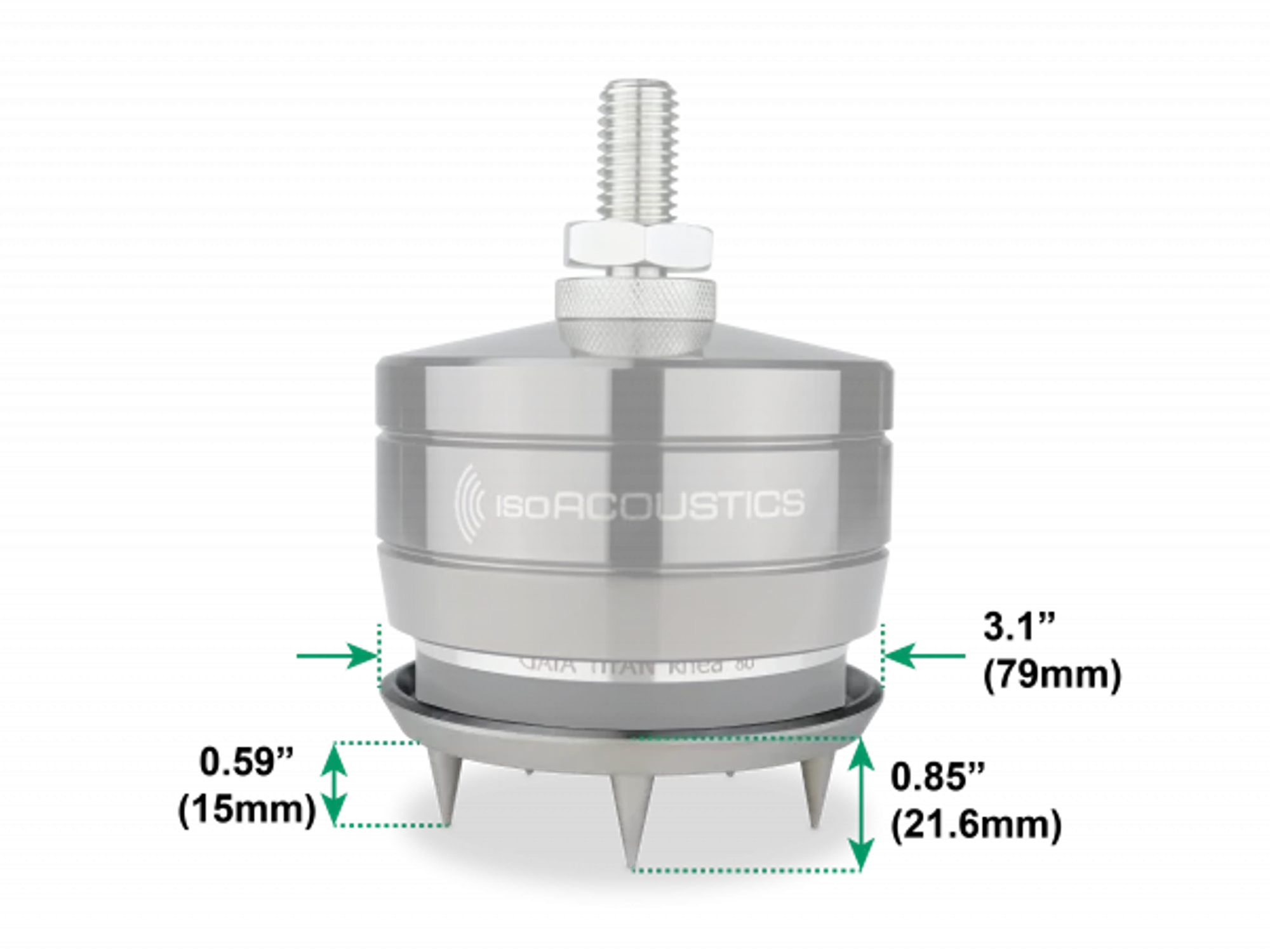 IsoAcoustics GAIA-TITAN Rhea Carpet Disks