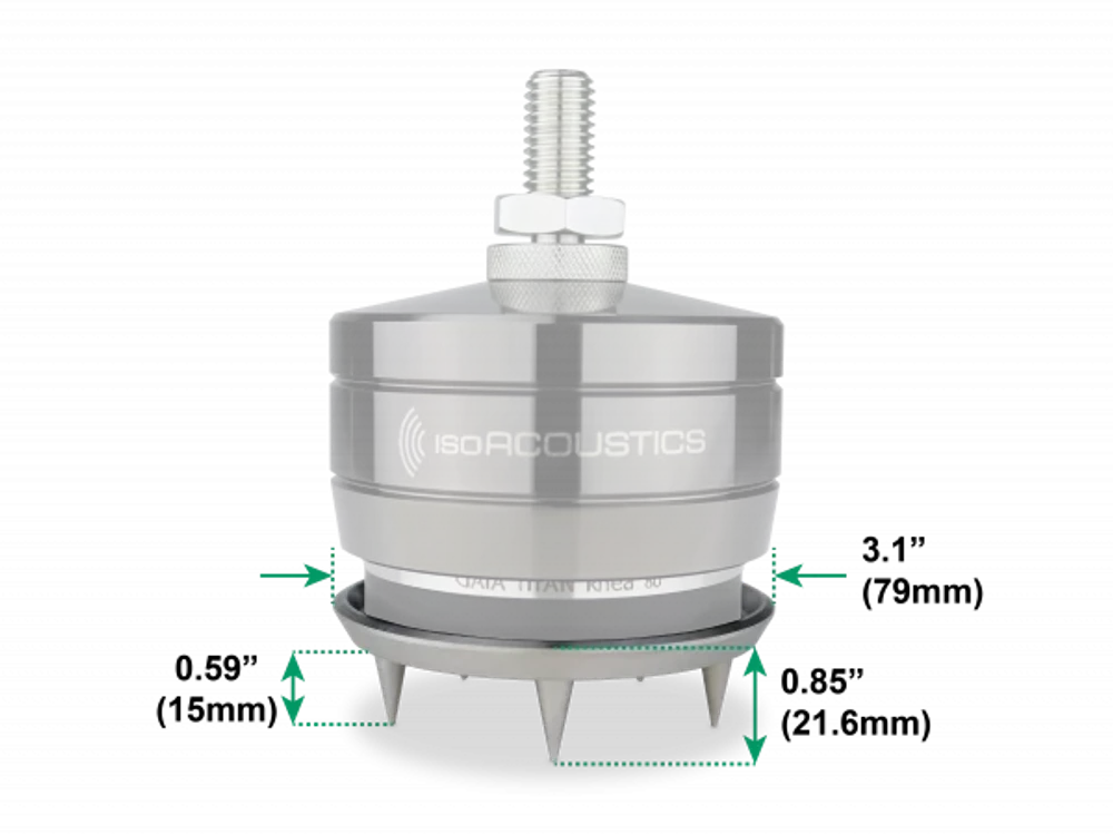 IsoAcoustics GAIA-TITAN Rhea Carpet Disks