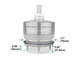 IsoAcoustics GAIA-TITAN Rhea Carpet Disks