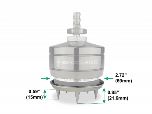 IsoAcoustics GAIA-TITAN Theis Carpet Disks