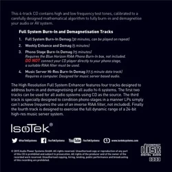 IsoTek Full System Enhancer CD