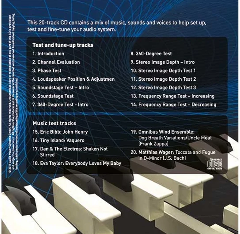 IsoTek Ultimate System Set-up CD