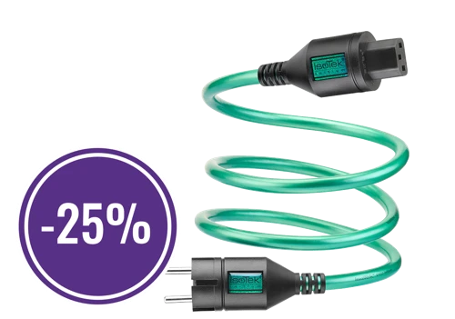 IsoTek EVO3 Initium Power Cable EU Shuko to C13 - 1.5 metres
