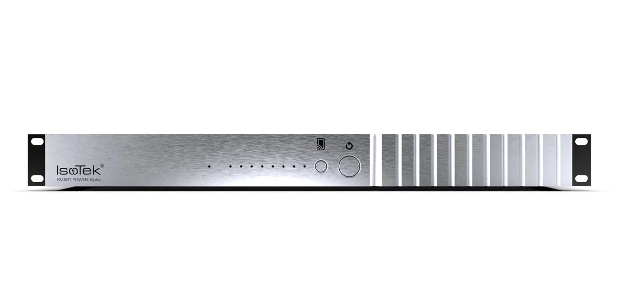 IsoTek Alpha Smart Programmeerbaar Stroombeheer (PDU) Zilver