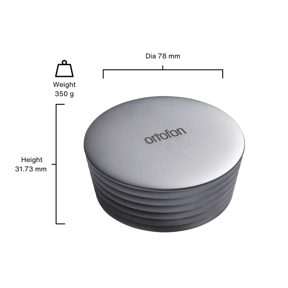 Ortofon Record Stabilizer Silver Heavy - 350g