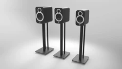 Q Acoustics 3030FSi Speaker Stands for 3030i Black