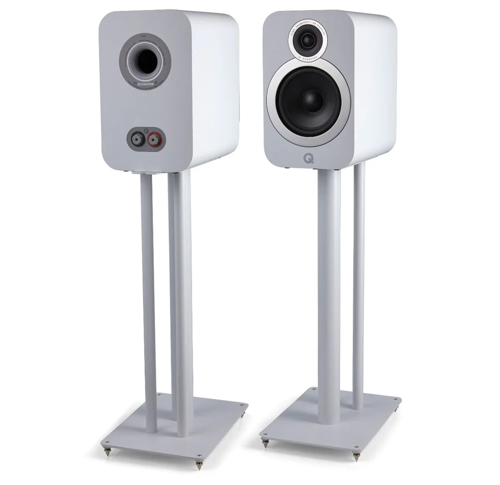 Q Acoustics 3030FSi Speaker Stands for 3030i White