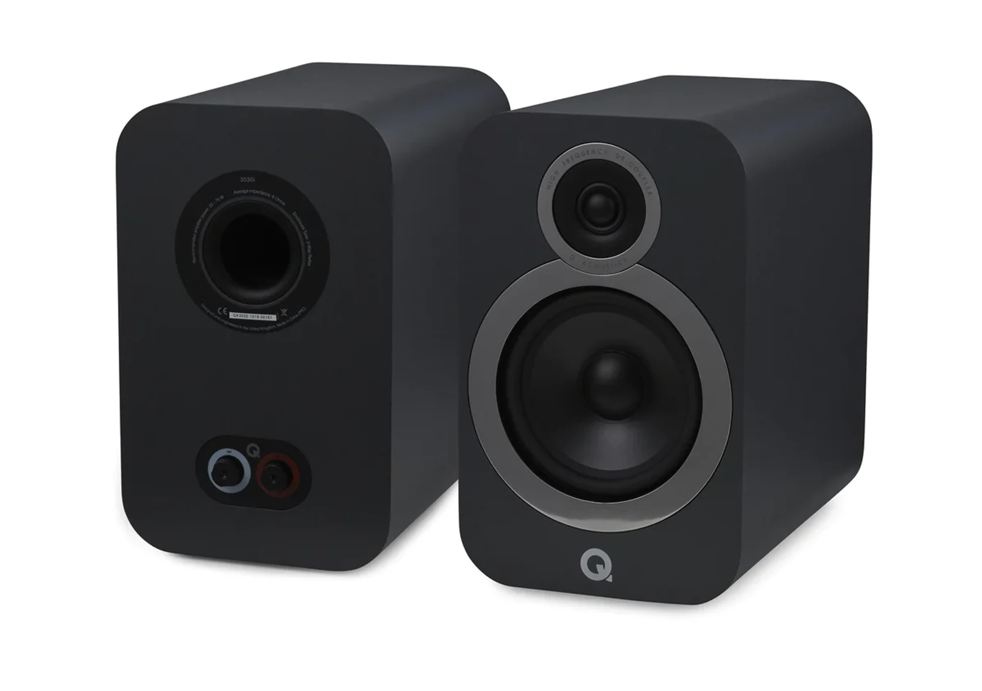 Q Acoustics 3030i Boekenplank luidspreker Grafiet Grijs