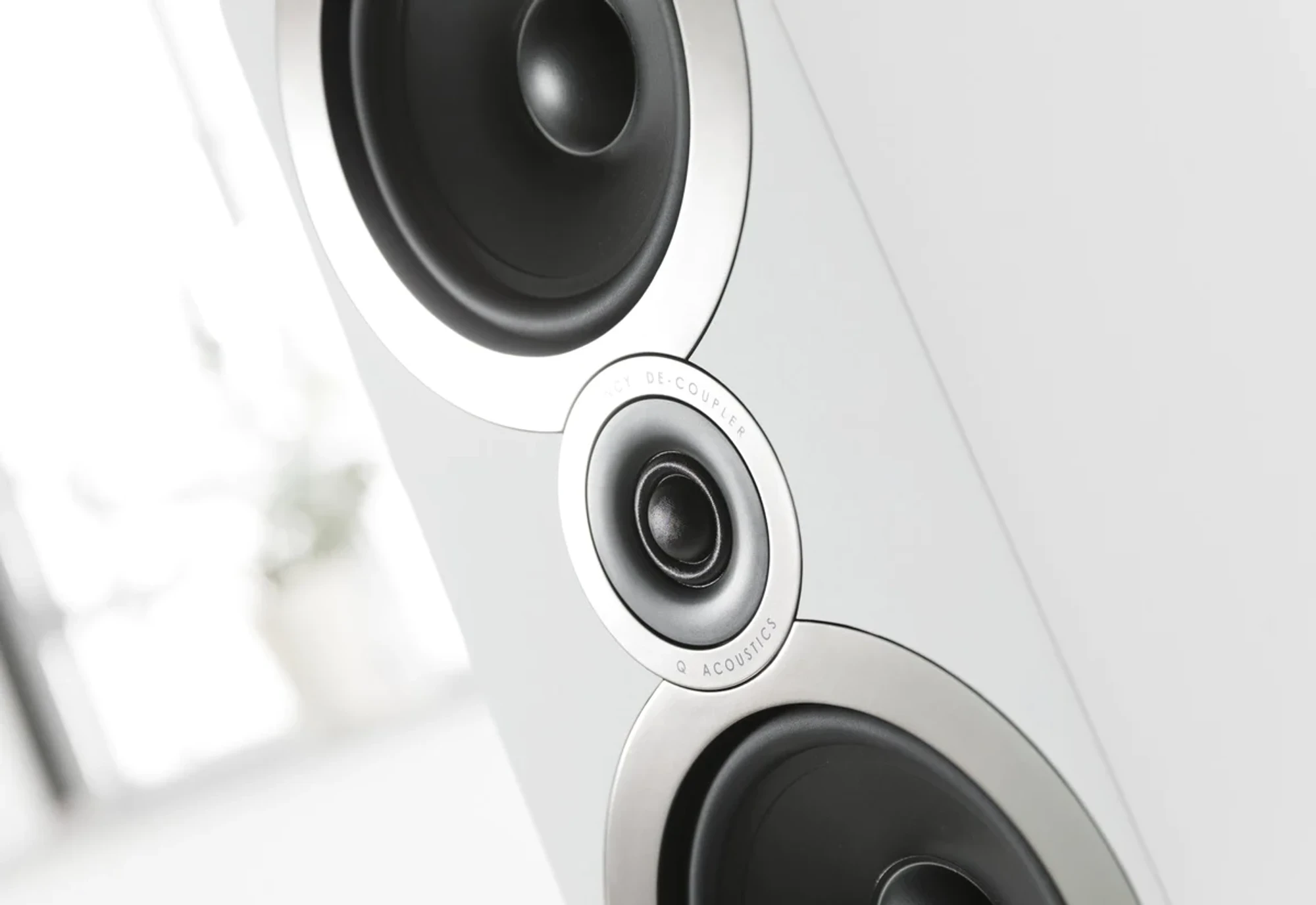 Q Acoustics 3050i Vloerstaande luidspreker Arctisch Wit