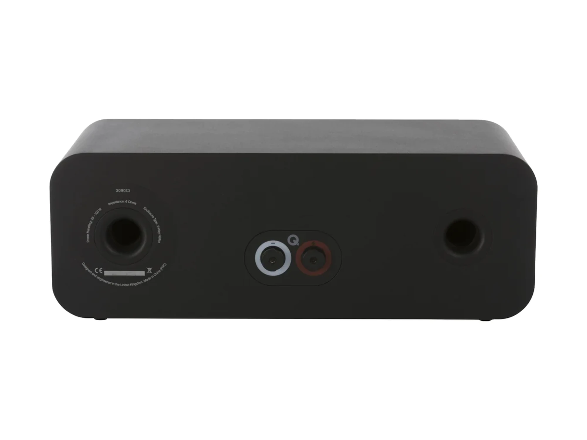 Q Acoustics 3090Ci Center luidspreker Carbon Zwart