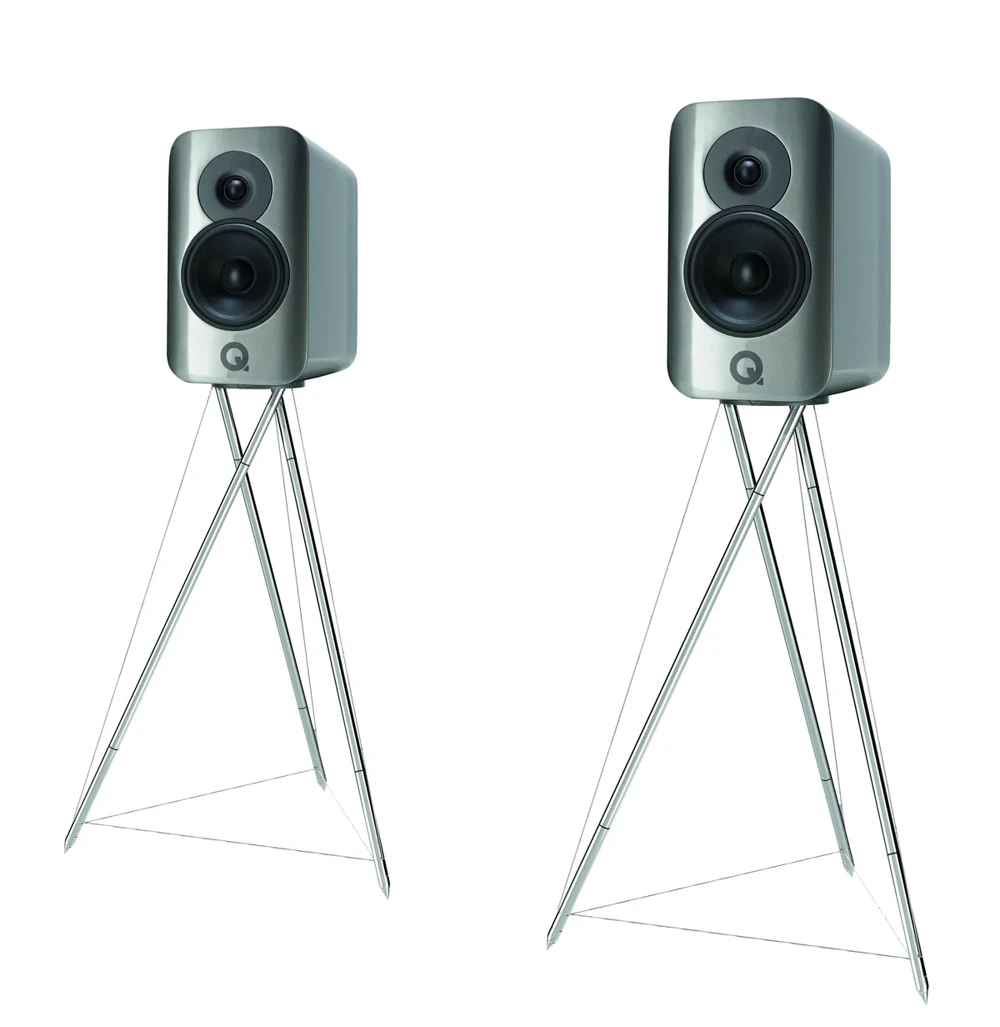 Q Acoustics Concept 300 Bookshelf speaker Silver & Ebony