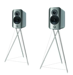 Q Acoustics Concept 300 Bookshelf speaker Silver & Ebony