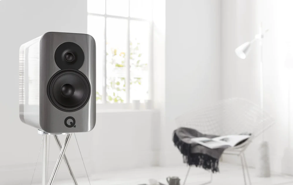 Q Acoustics Concept 300 Bookshelf speaker Silver & Ebony