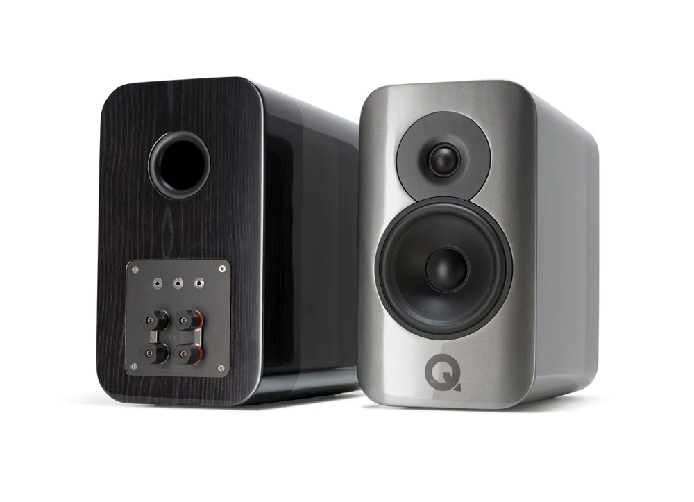 Q Acoustics Concept 300 Bookshelf speaker Silver & Ebony