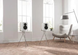 Q Acoustics Concept 300 Bookshelf speaker White & Light Oak