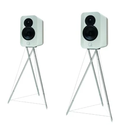 Q Acoustics Concept 300 Bookshelf speaker White & Light Oak