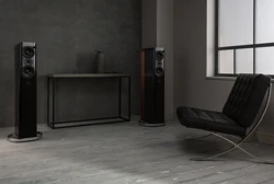 Q Acoustics Concept 500 Vloerstaande luidspreker Zwart & Rosewood