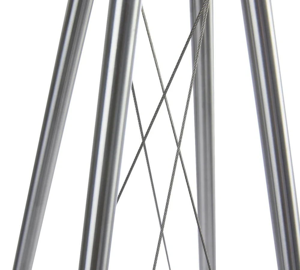 Q Acoustics Q FS75 Speaker Stands - Stainless Steel