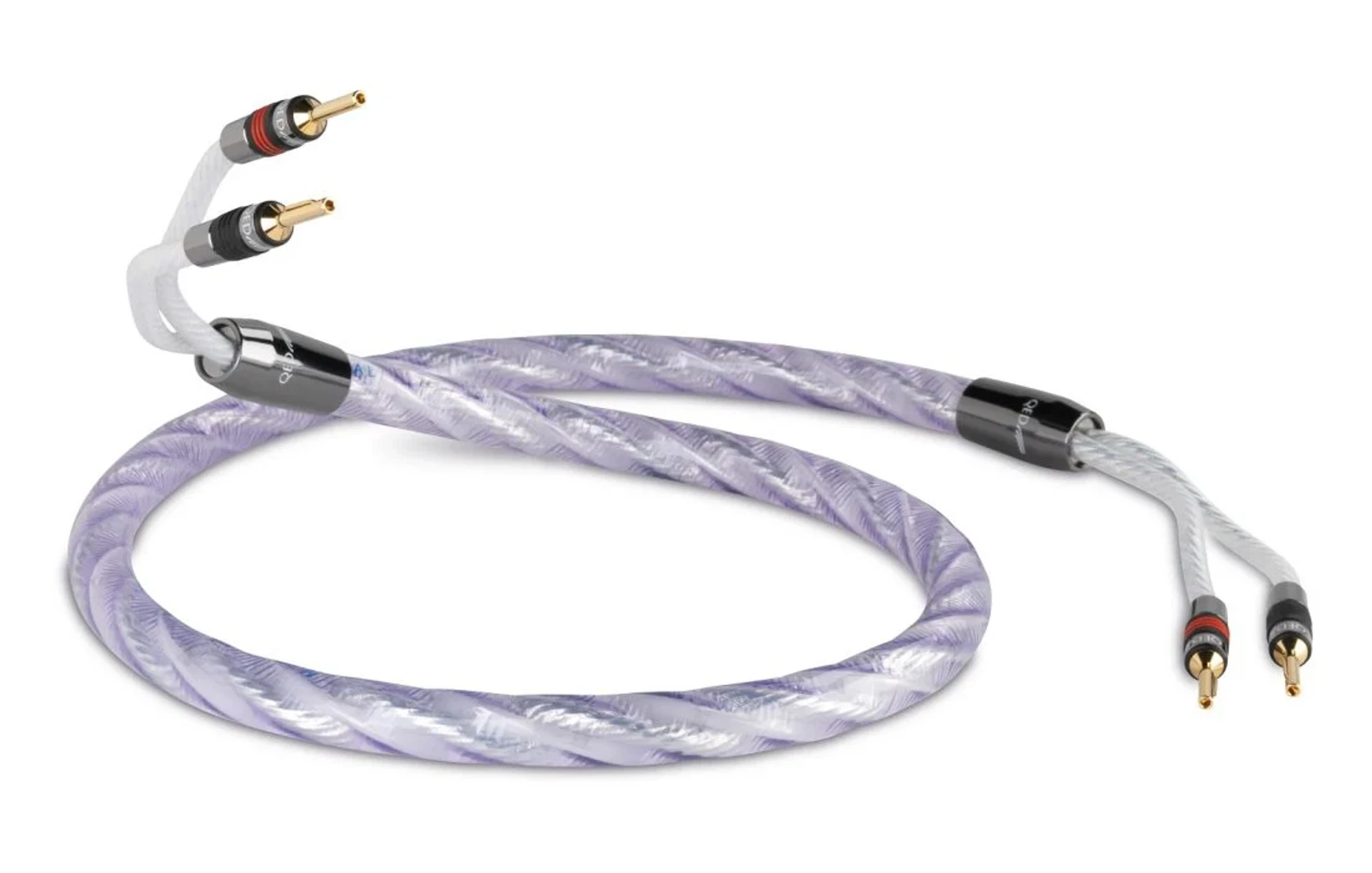 QED Signature Genesis Silver Spiral Luidsprekerkabel